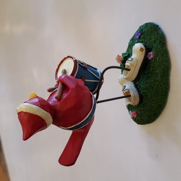 Russ berrie red bird with drum - Picture 3 of 4